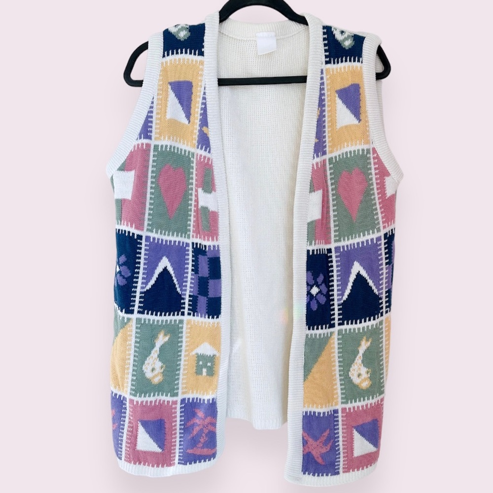 Vintage quilt vest